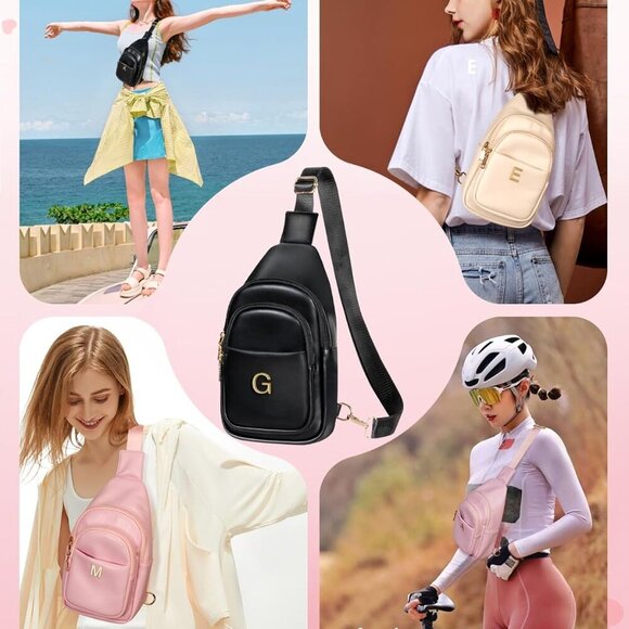 Personalized Initial Crossbody Bag for Teen Girls - Stylish & Practical Gift - Picture 6 of 7